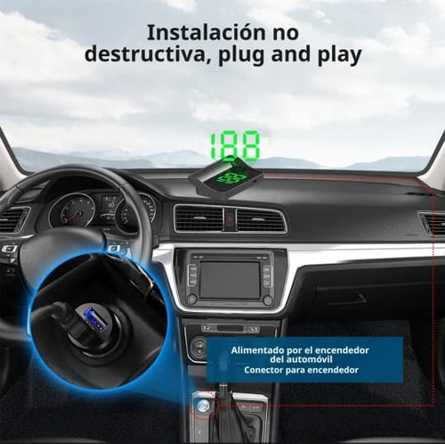 Digital HUD M2 Universal Car Speedometer – GPS Speed Display
