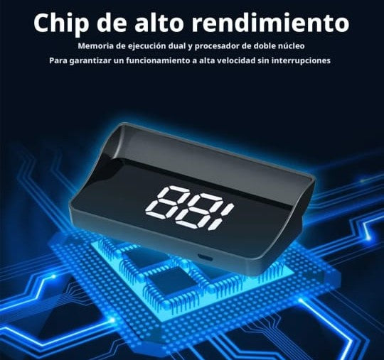 Digital HUD M2 Universal Car Speedometer – GPS Speed Display